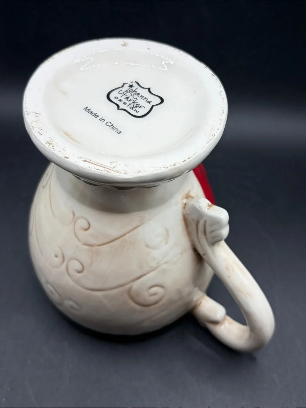 Johanna Parker Design Anthropomorphic Pop Art Heart Ceramic Mug Cup Kitchenware